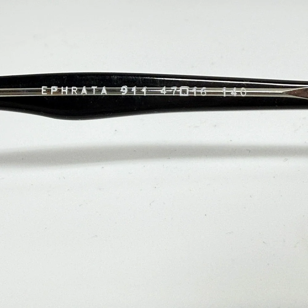 Ephrata 911 47016 Black Hand Made Germany CE Eyeglasses Frames 140‎ 21188
